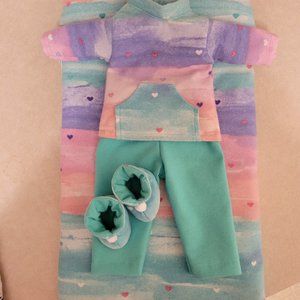 18" Doll sleeping bag and pajamas fit American Girl Doll